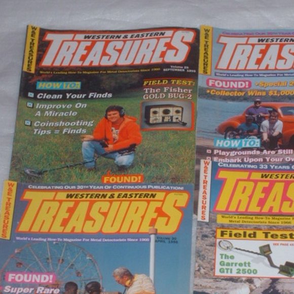 Lot of 6 Western & Eastern Treasures magazines - metal detecting, bottle hunting - Picture 2 of 7
